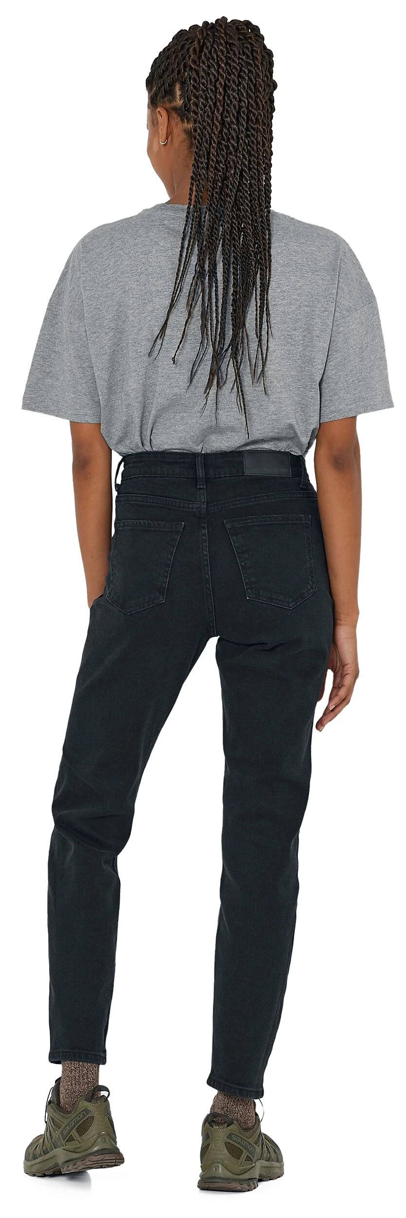 "NMMONI HW STRAIGHT ANK BLACK JEANS NOOS" Jeans Black By Noisy May - Image 6