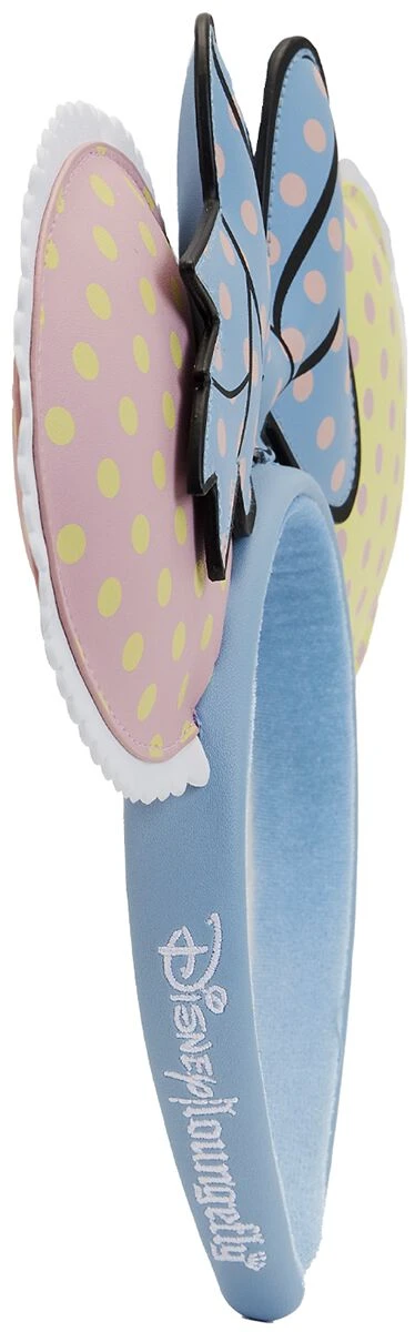 "Loungefly - Minnie Pastel Colour Block Dots" Headband By Mickey Mouse - Image 2