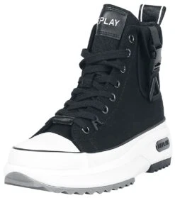 "AQUA POCKET" Sneakers High Black By Replay Footwear