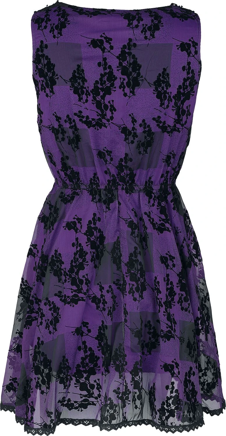 "Ilsa Dress" Short Dress Black-lilac By Innocent - Image 2