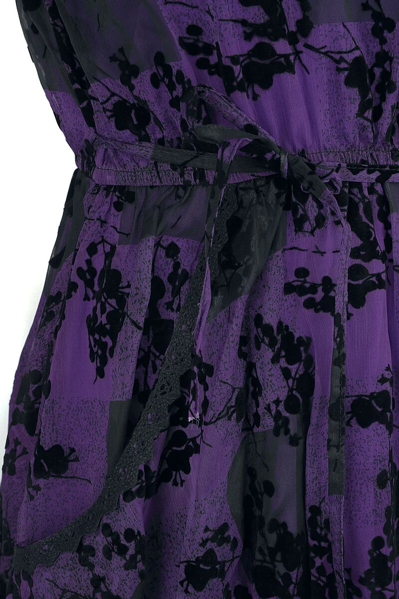 "Ilsa Dress" Short Dress Black-lilac By Innocent - Image 4