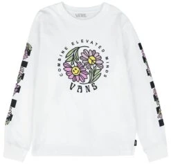 "Elevated Floral LS BFF" Long-sleeve Shirt White By Vans
