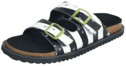 "Beetle" Sandal Black-white By Beetlejuice