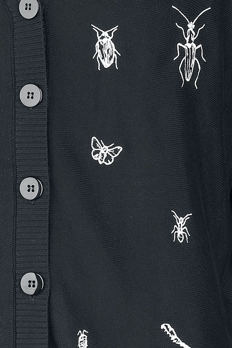 "Way Out Cardigan" Cardigan Black-white By Jawbreaker - Image 3