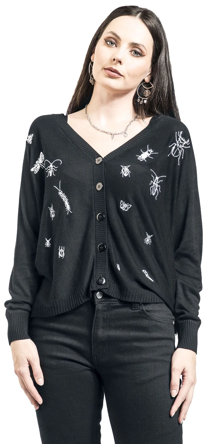 "Way Out Cardigan" Cardigan Black-white By Jawbreaker - Image 4