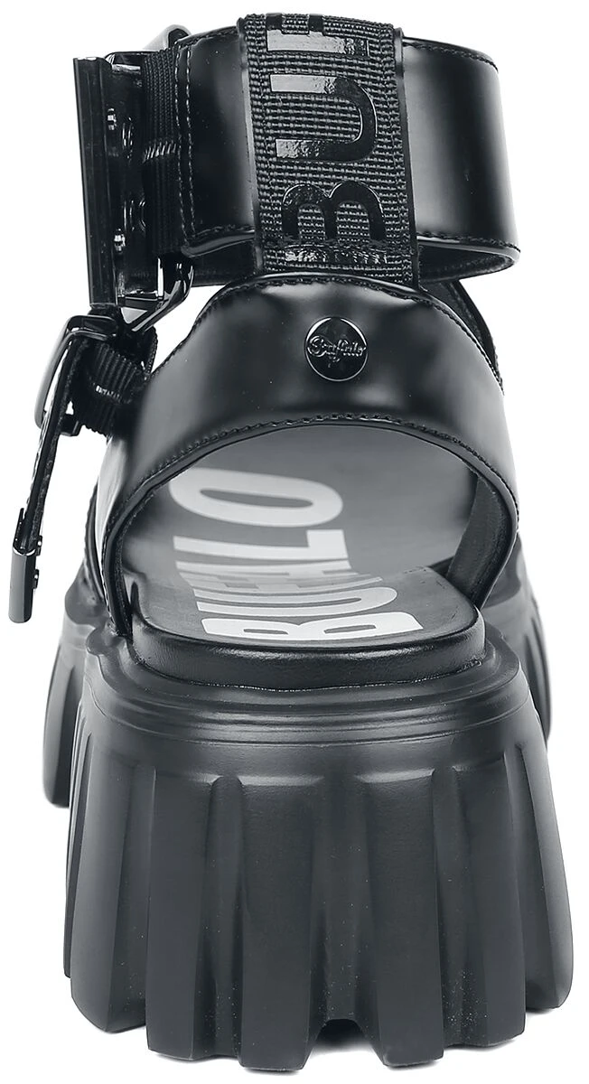 "Lion Choker Vegan" Sandal Black By Buffalo - Image 2