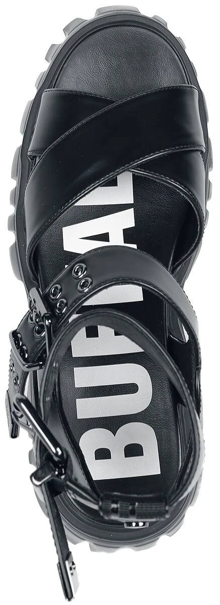 "Lion Choker Vegan" Sandal Black By Buffalo - Image 5