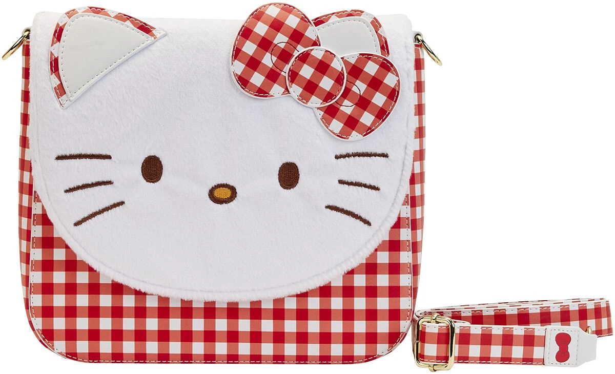 "Loungefly - Hello Kitty Gingham" Handbag By Hello Kitty