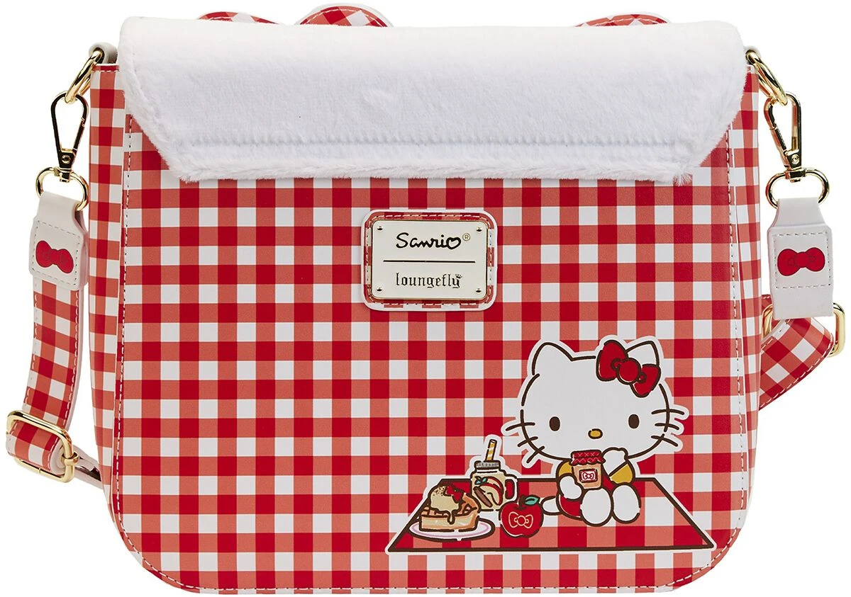 "Loungefly - Hello Kitty Gingham" Handbag By Hello Kitty - Image 4