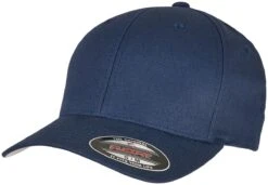 "Cotton Twill Cap" Cap Navy By Flexfit