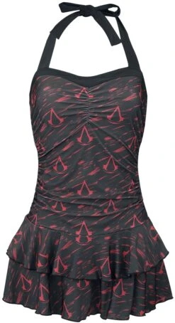 "Distressed Symbols" Swimsuit Multicolour By Assassin's Creed