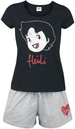 "Heidi Heidi" Pyjama Black-grey