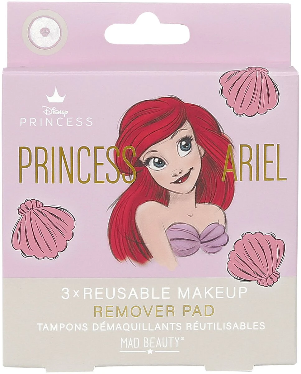 "Mad Beauty - Reusable Makeup Removal Pads" Cosmetics White-pink By The Little Mermaid