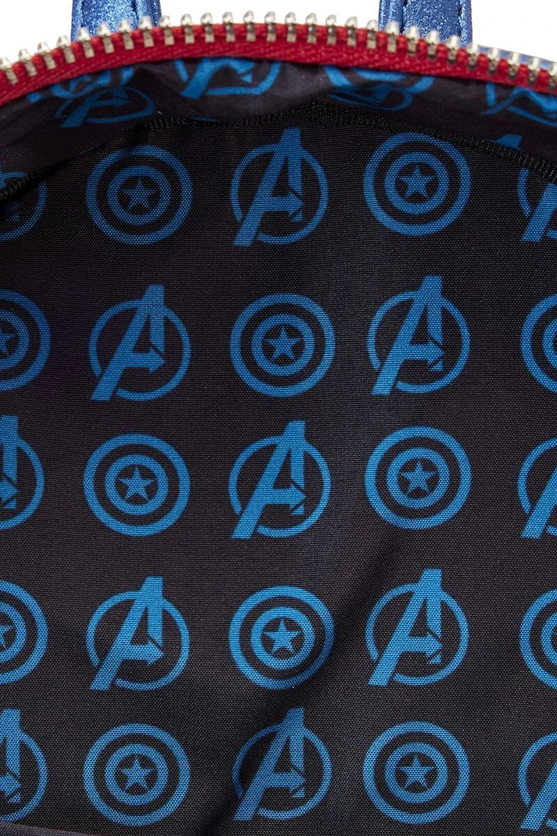 "Loungefly - Shine Captain America Cosplay" Mini Backpacks Blue-red-white By Captain America - Image 6