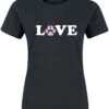 "Dog Love" T-Shirt Black By Tierisch