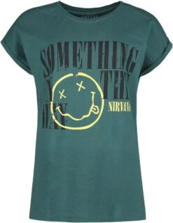 "Something In The Way" T-Shirt Blue By Nirvana