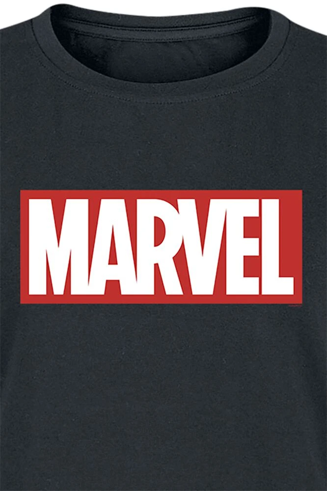 "Logo" T-Shirt Black By Marvel - Image 2