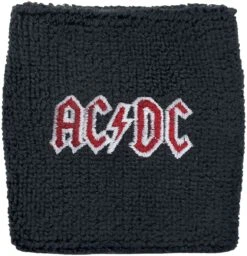 "Logo - Wristband" Sweatband Black By AC/DC